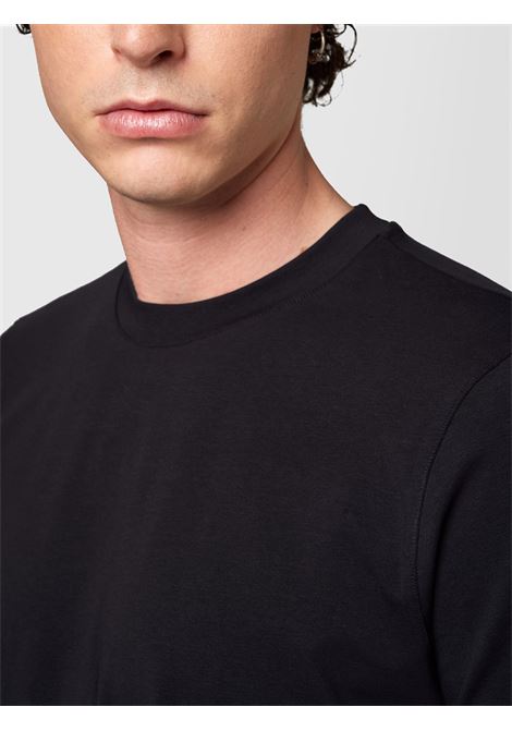 Alpha Studio t-shirt girocollo in jersey stretch blu ALPHA STUDIO | T-shirt | AU-5300C1001